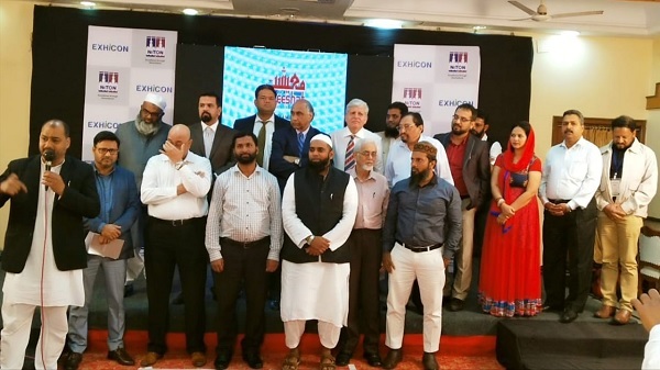 معیشت کے کل ہند تجارتی و معاشی اجلاس میں امریکی تاجر فرینک اسلام کا خطاب